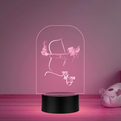 Jai Shree Ram Design Night Lamp